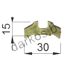 Шайба сегментная № 7