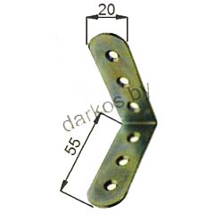 Уголок 55х20 № 30