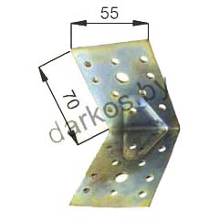 Уголок 55х70 с ребром жесткости