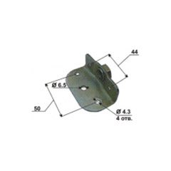 Уголок для крепления опоры колесной