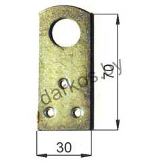 Ушко прямое №1